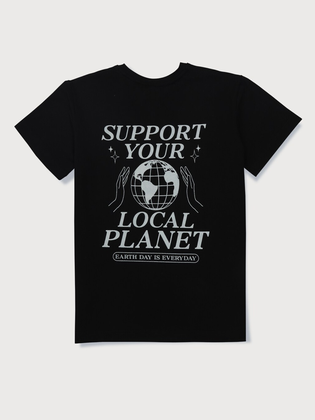 

Gini and Jony Infant Boys Typography Printed Cotton T-shirt, Black