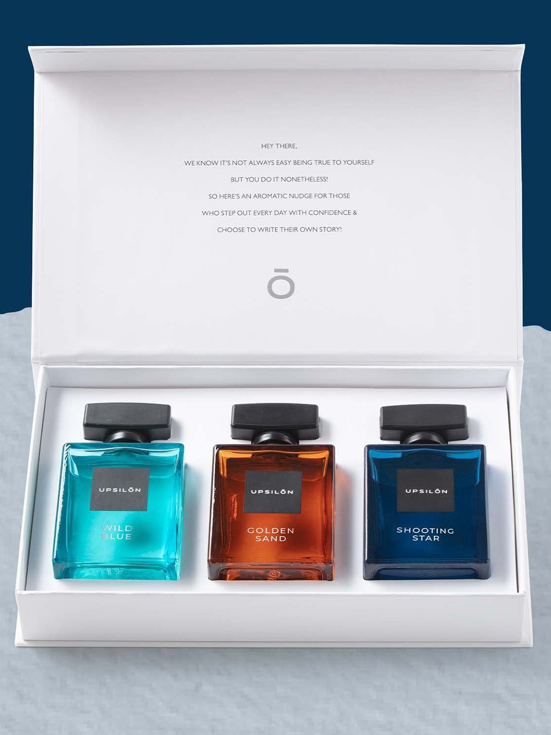 

UPSILON Men 3 in 1 Combo Eau De Parfumes - 100 ml Each, Blue