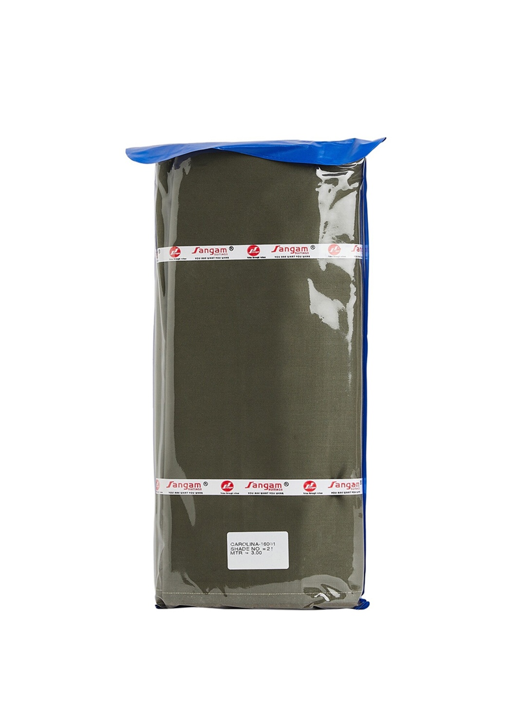 

SANGAM Men Unstitched 2 Piece Suit Clothing Fabric, Olive