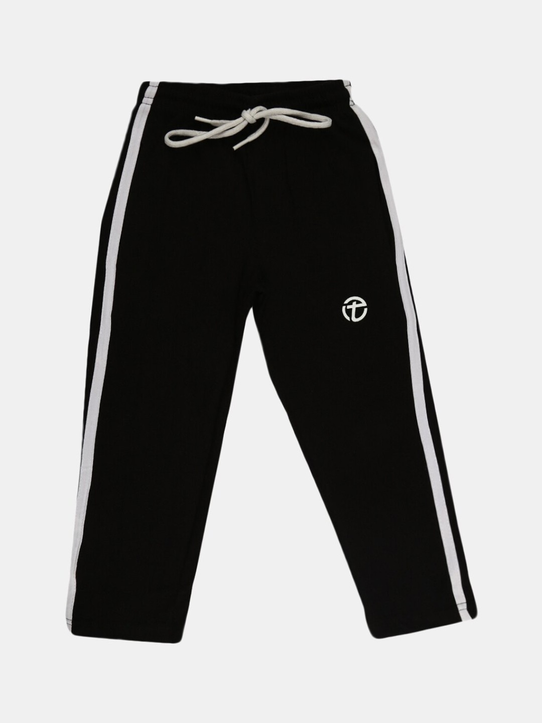

V-Mart Boys Cotton Straight Lounge Pants, Black