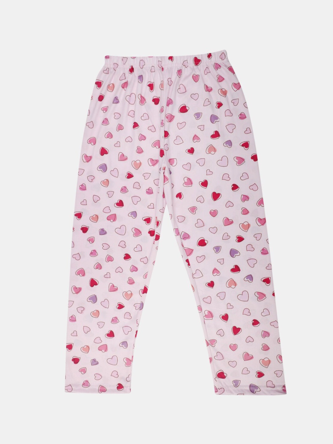 

V-Mart Girls Printed Joggers Lounge Pants, Pink