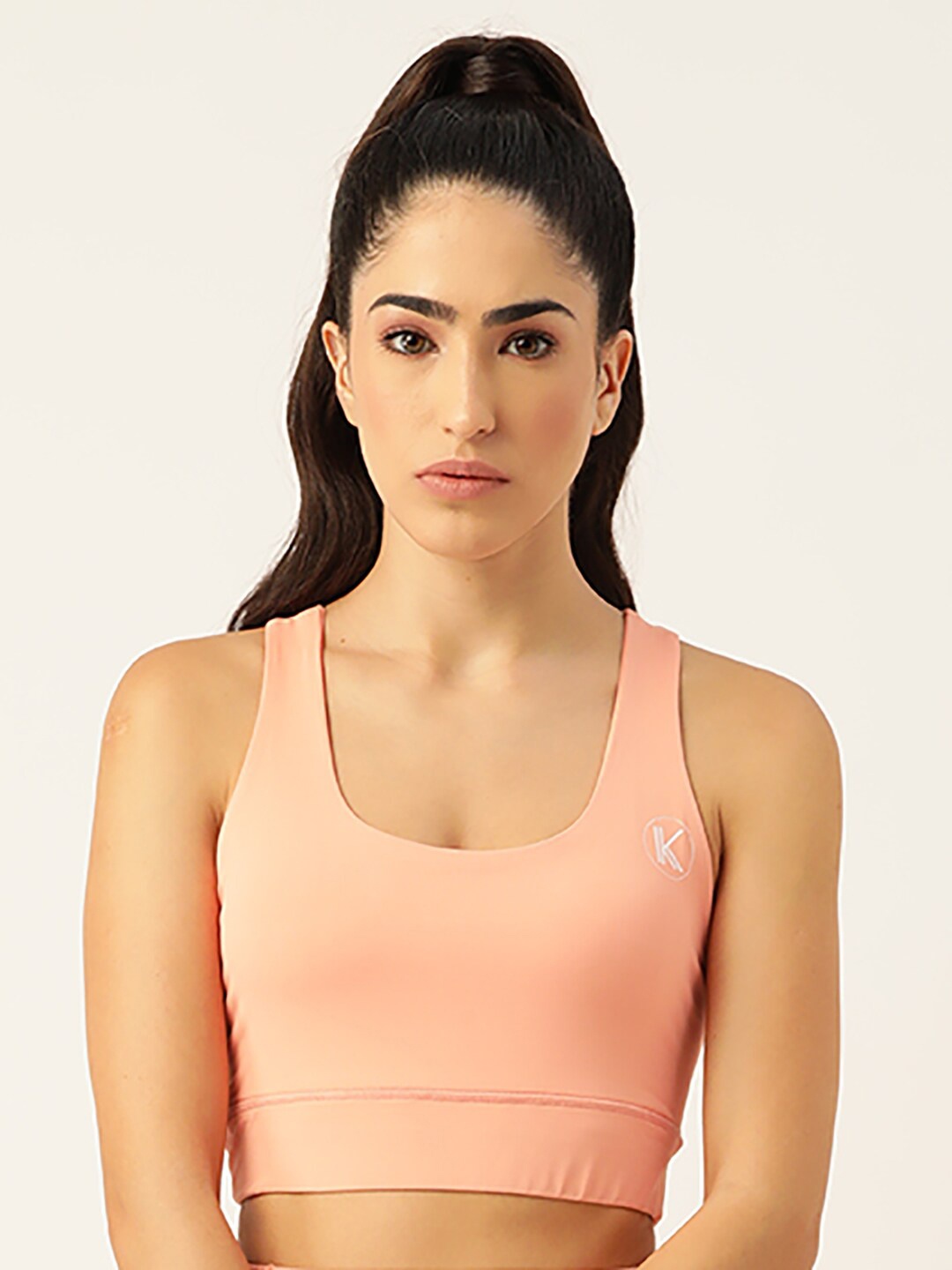 

Kotty Non Padded Full Coverage All Day Comfort Seamless Sports Bra, Pink