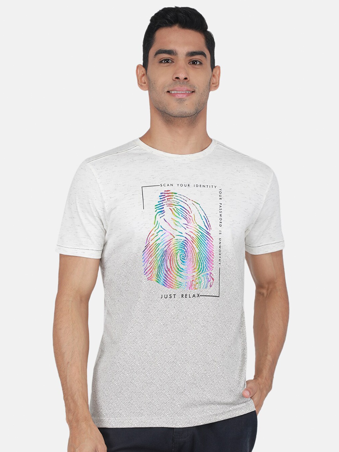 

Monte Carlo Graphic Printed T-shirt, Off white