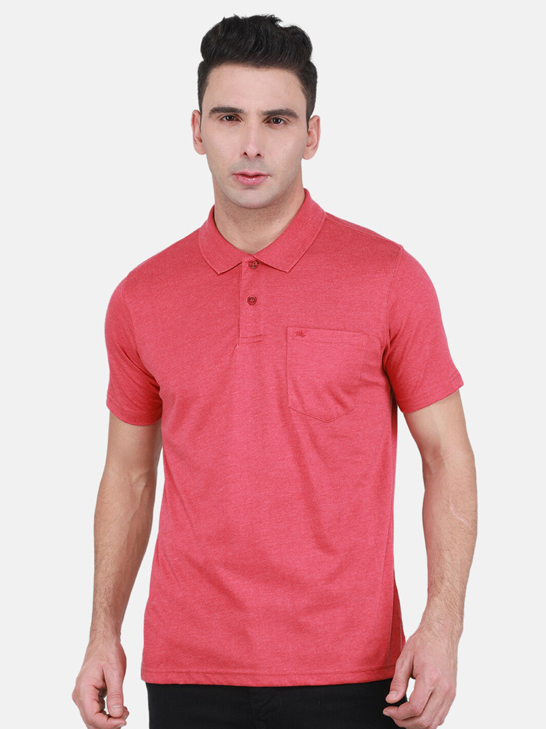 

Monte Carlo Polo Collar T-shirt, Pink