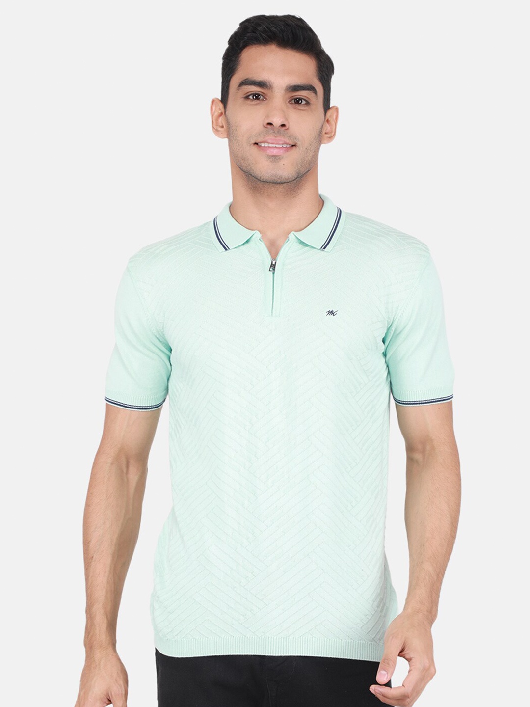 

Monte Carlo Polo Collar Short Sleeves T-shirt, Sea green