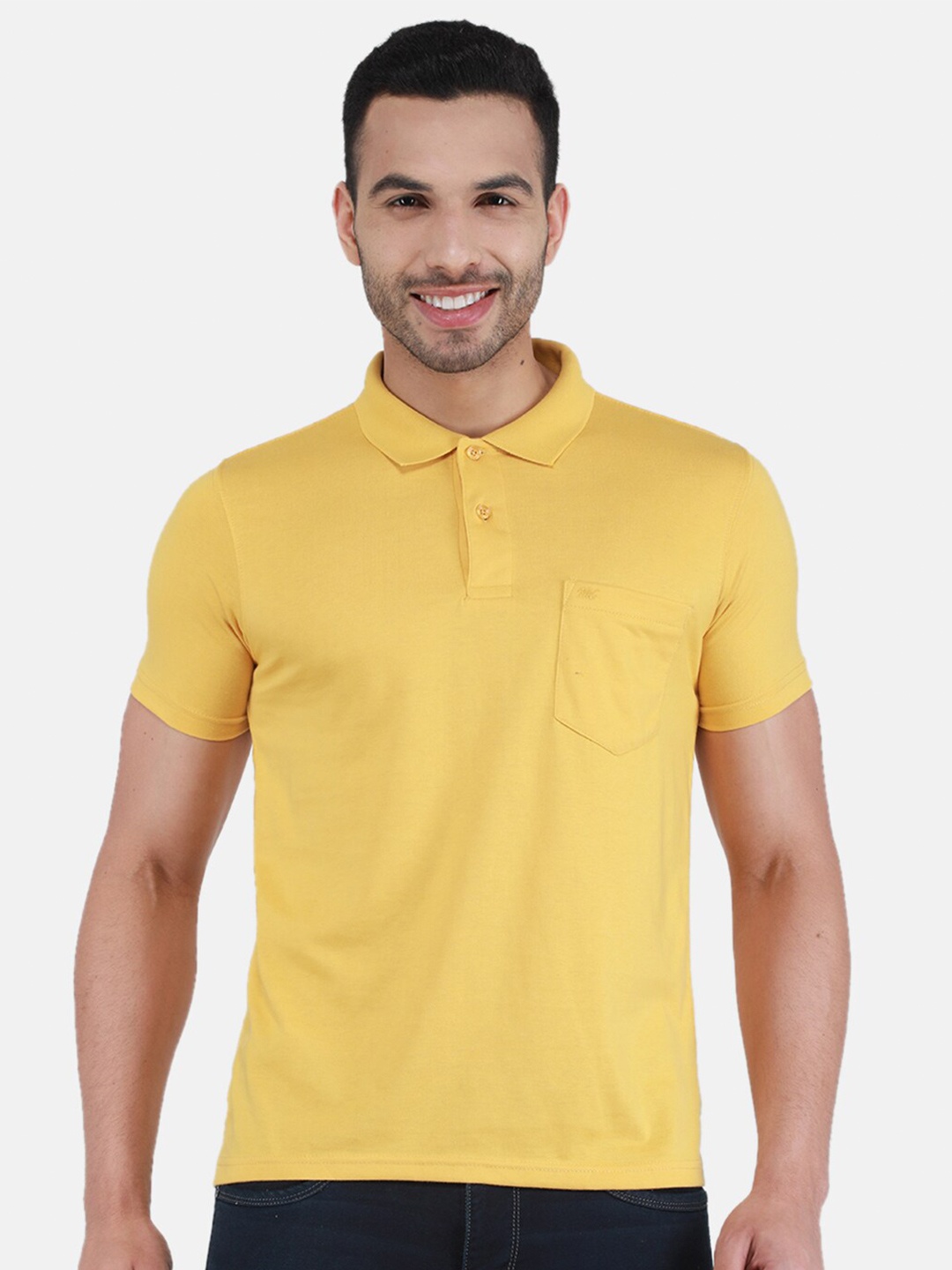

Monte Carlo Polo Collar Short Sleeves T-shirt, Gold