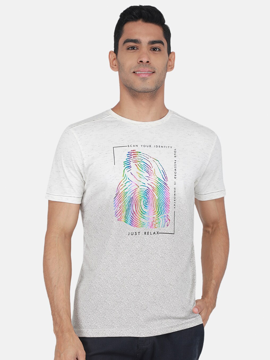 

Monte Carlo Graphic Printed T-shirt, Off white