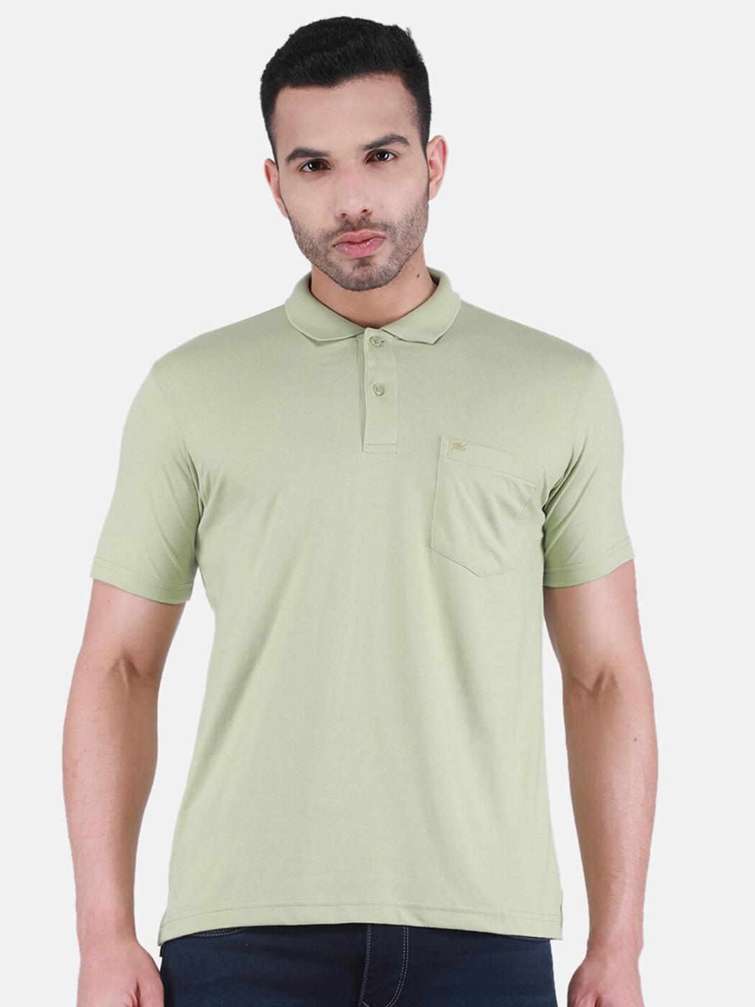 

Monte Carlo Polo Collar T-shirt, Green