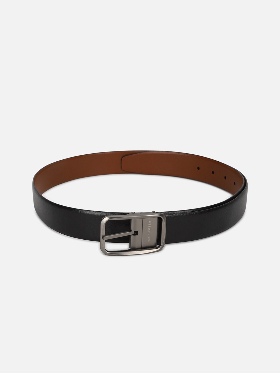 

Van Heusen Men Leather Reversible Formal Belt, Black