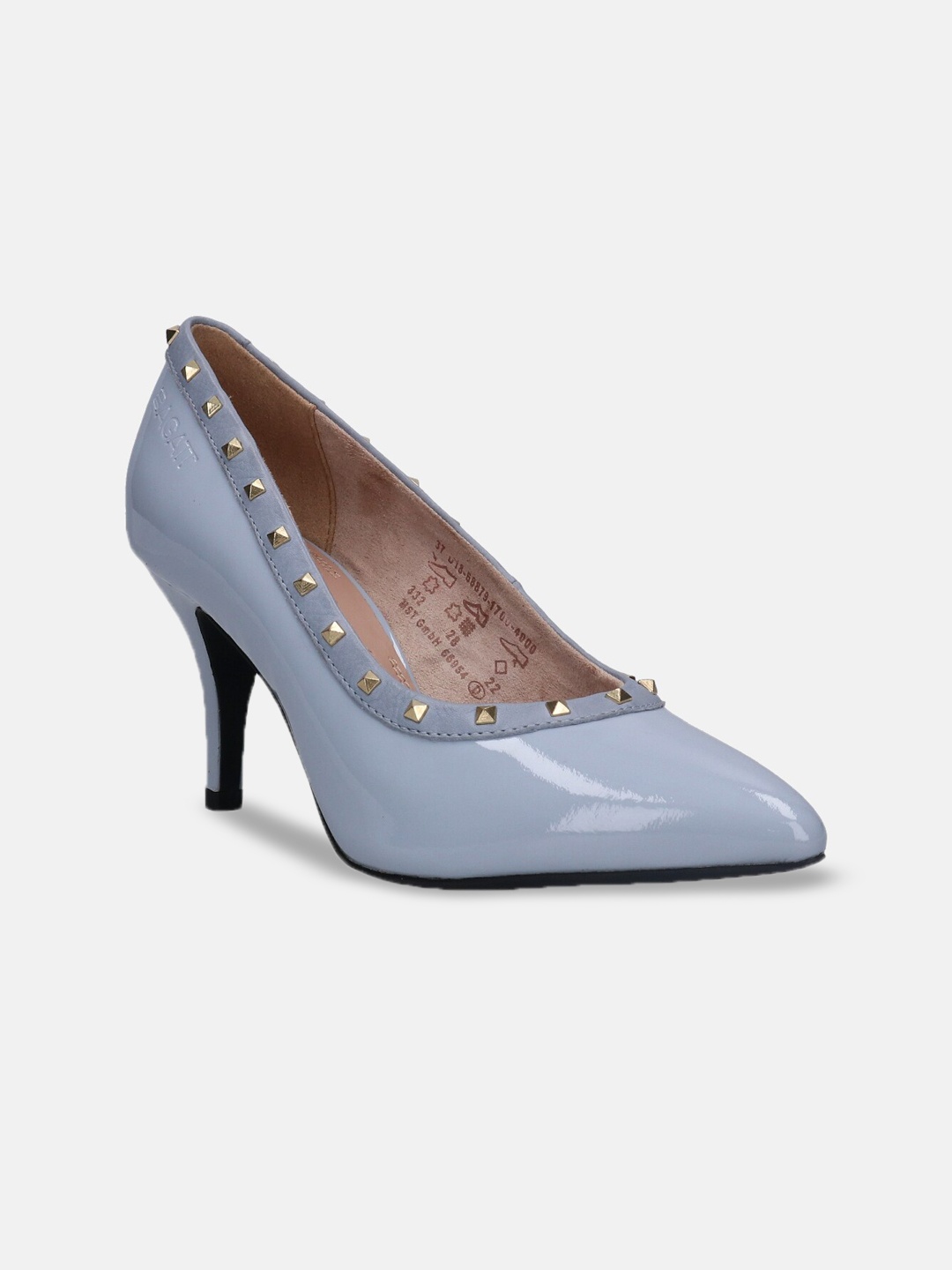 

BAGATT Jemila Embellished Kitten Heel Pumps, Blue