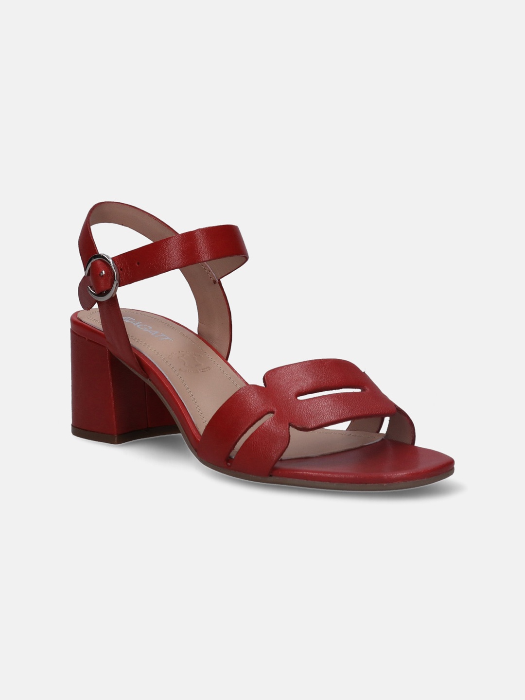 

BAGATT Vaiana Textured Leather Block Heels, Maroon