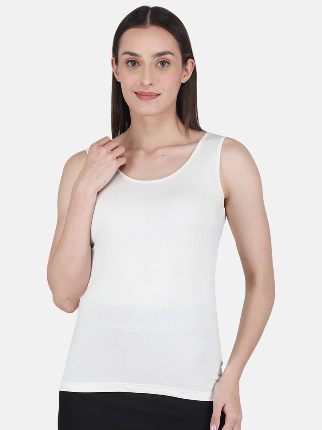 

Monte Carlo Sleeveless Tank Top, Off white