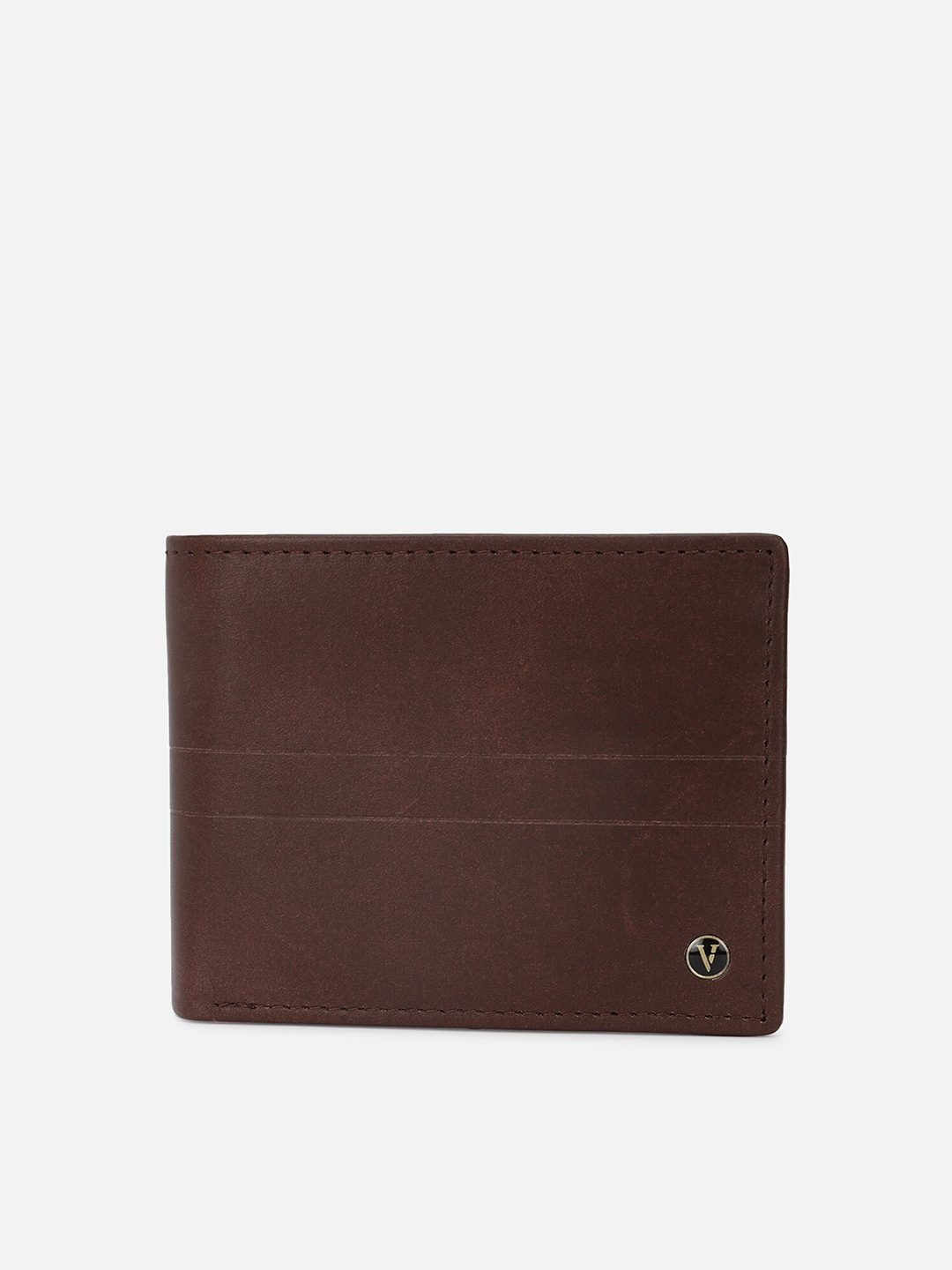 

Van Heusen Men Leather Two Fold Wallet, Brown