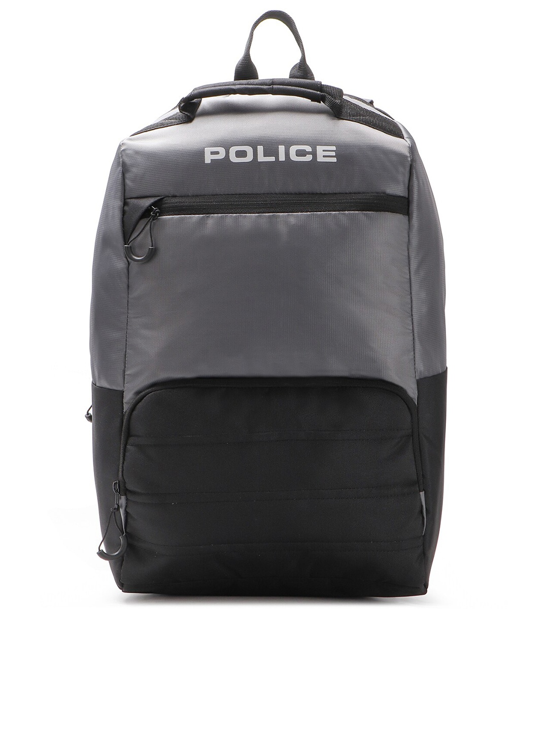 Police Men Colourblocked Kevin Backpack, Black