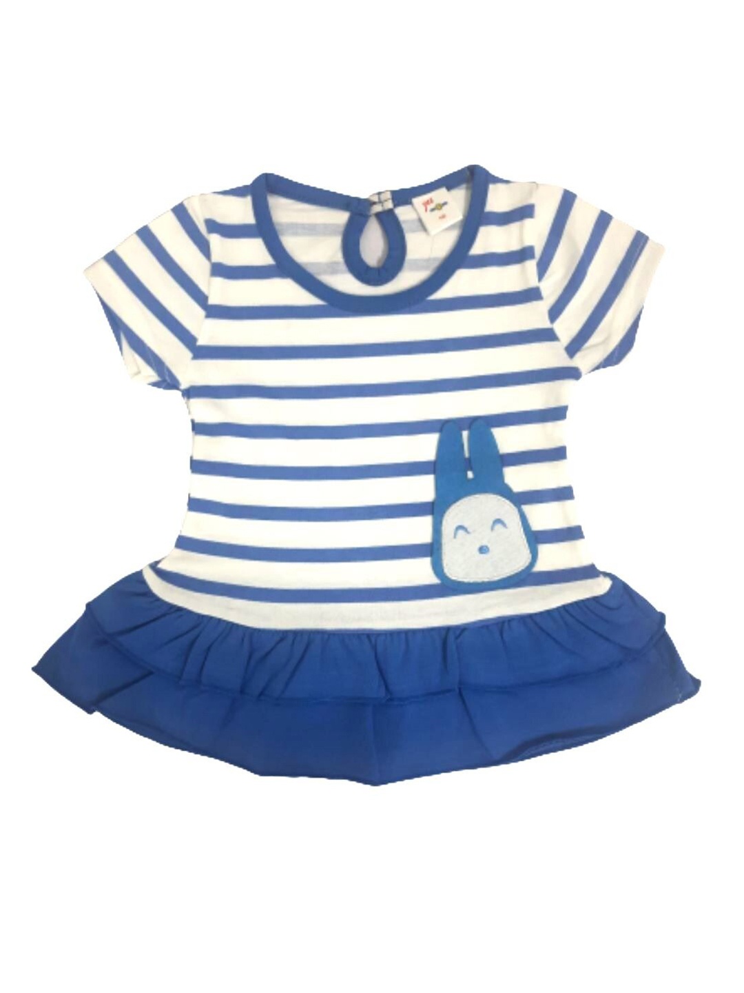 

Camey Infant Girls Striped A-Line Dress, Blue