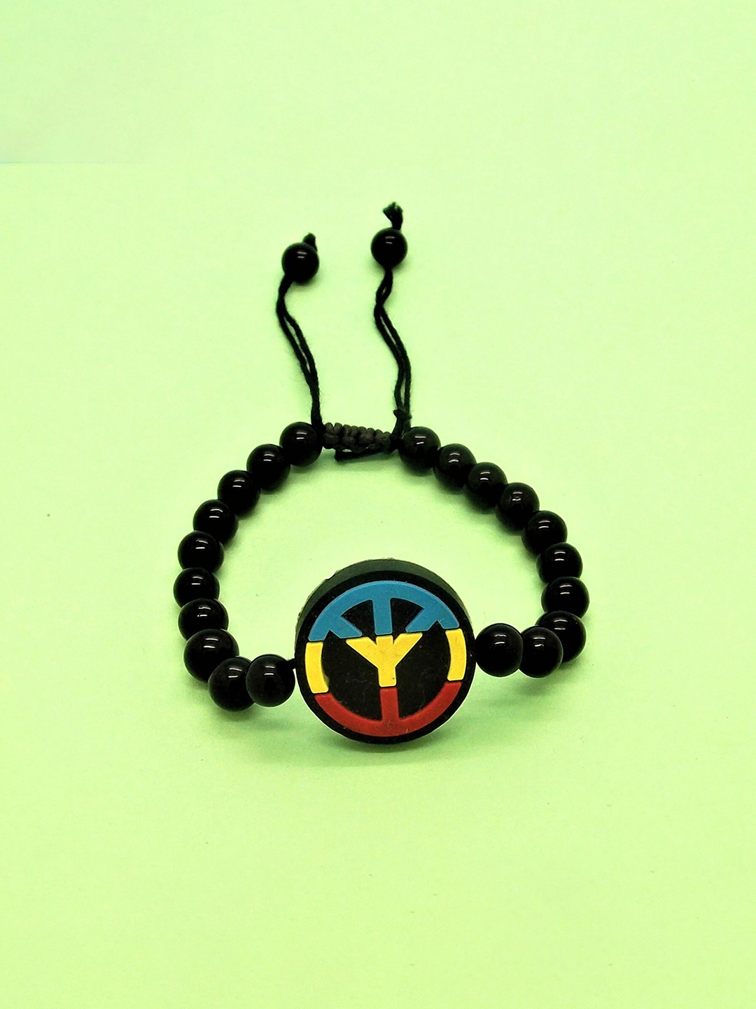 

FEMMIBELLA Beaded Charm Bracelet, Black