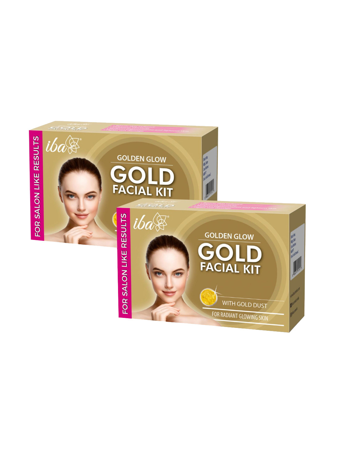 

Iba Set Of 2 Golden Glow Gold Facial Kit - 60 gm Each