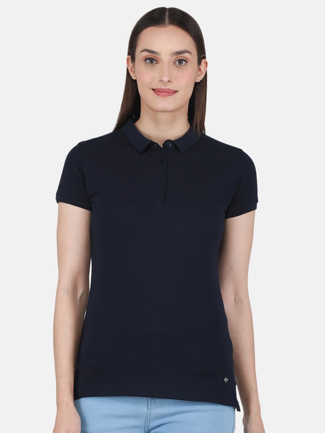 

Monte Carlo Polo Collar Short Sleeves T-shirt, Navy blue