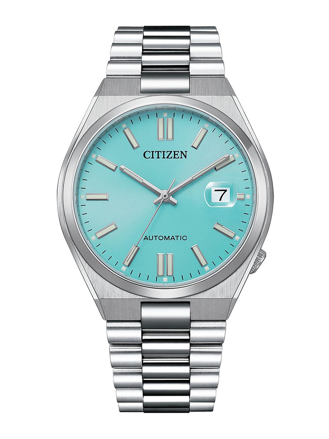 

Citizen Men Dial & Stainless Steel Bracelet Style Straps Analogue Watch NJ0151-88M, Turquoise blue