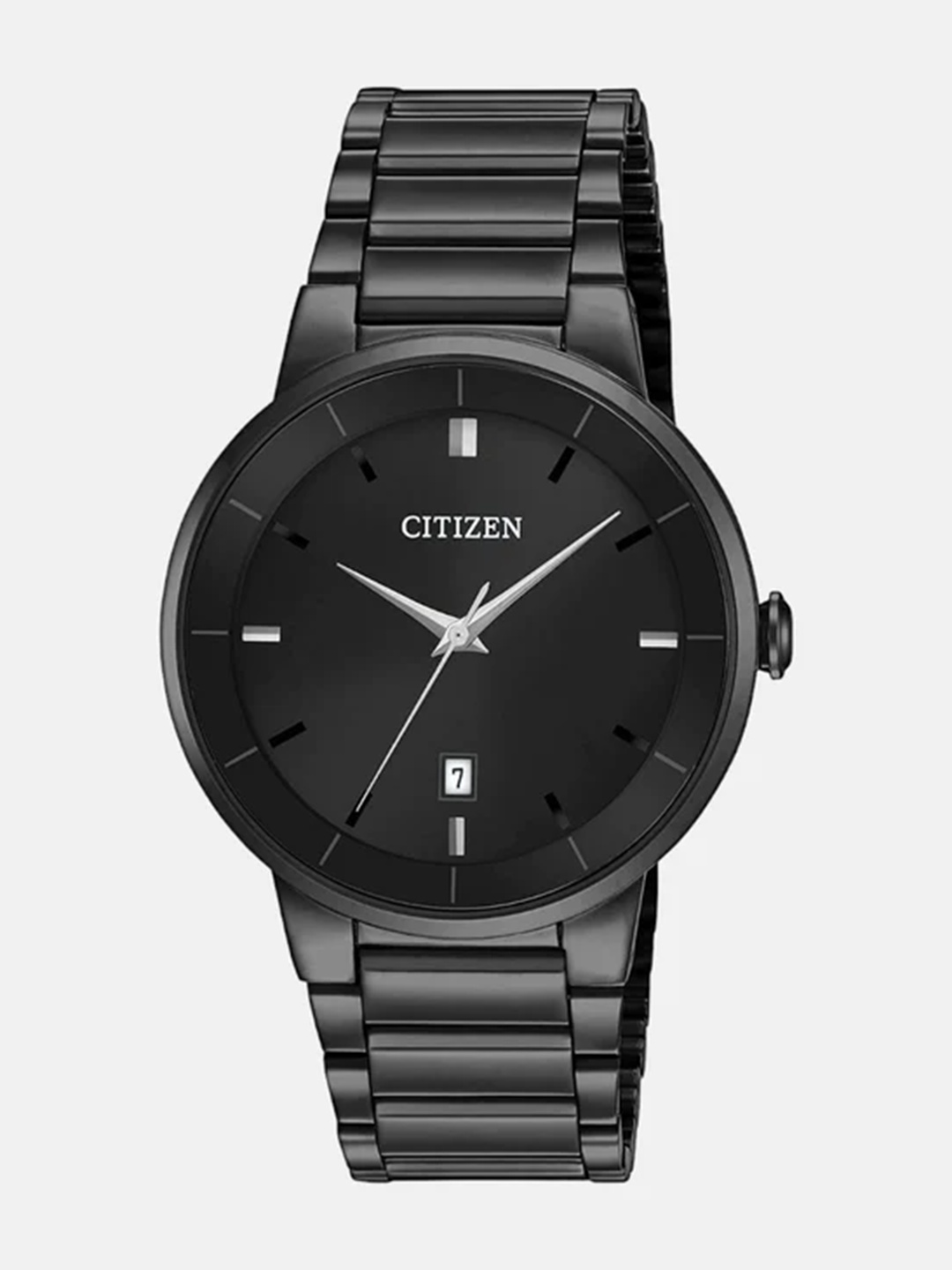 

Citizen Men Dial & Stainless Steel Bracelet Style Straps Analogue Watch BI5017-50E, Black