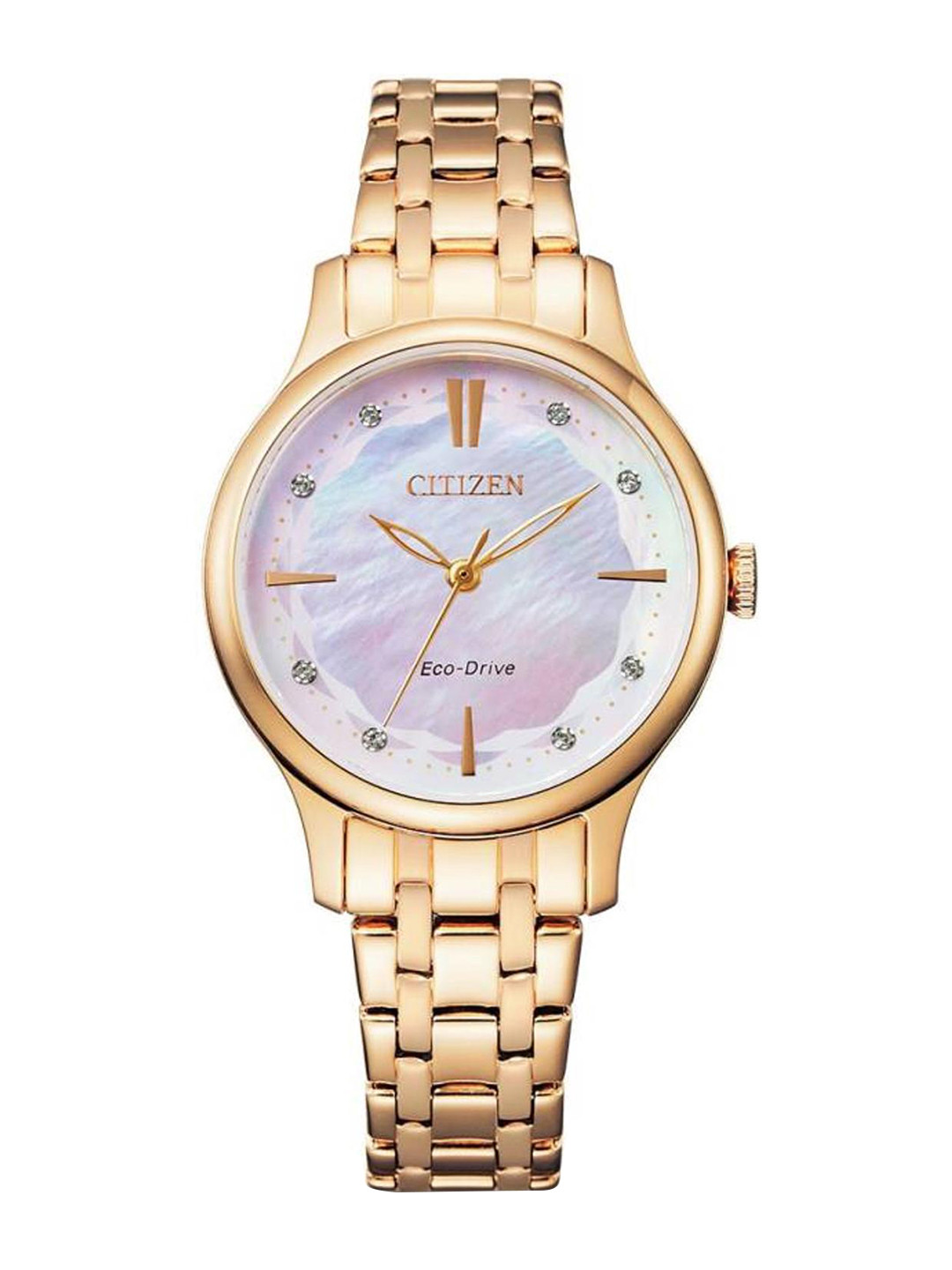 

Citizen Women Stainless Steel Bracelet Style Straps Analogue Light Powered Watch, Silver