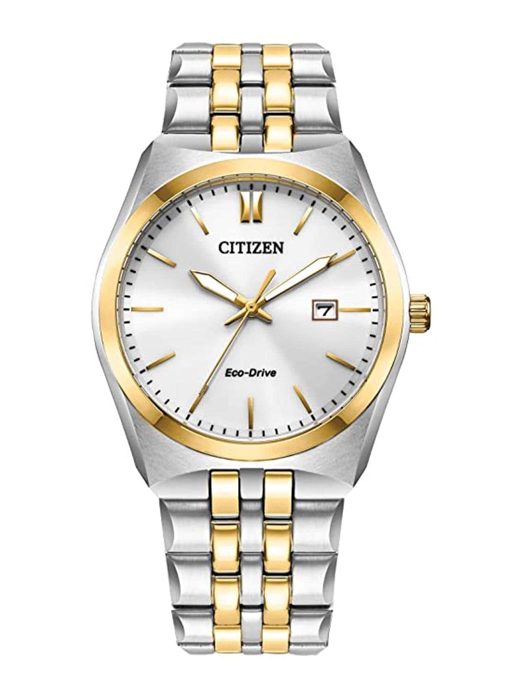 

Citizen Men Stainless Steel Bracelet Style Straps Analogue Light Powered Watch BM7334-58B, Silver