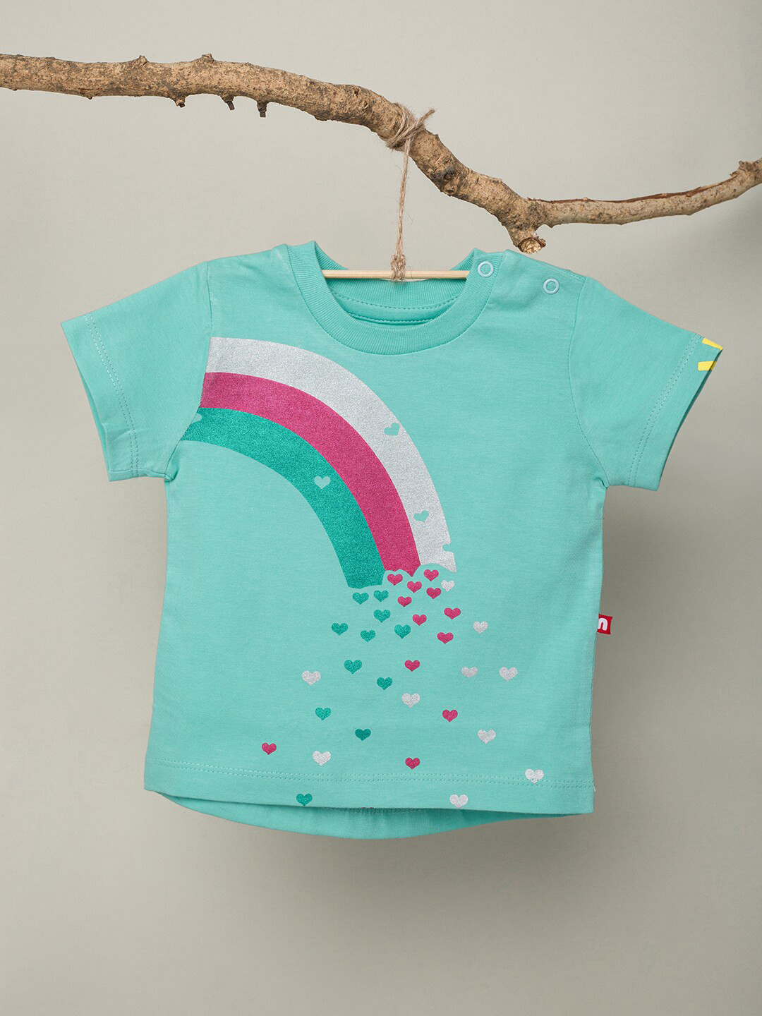 

Nino Bambino Girls Conversational Printed Cotton T-shirt, Blue