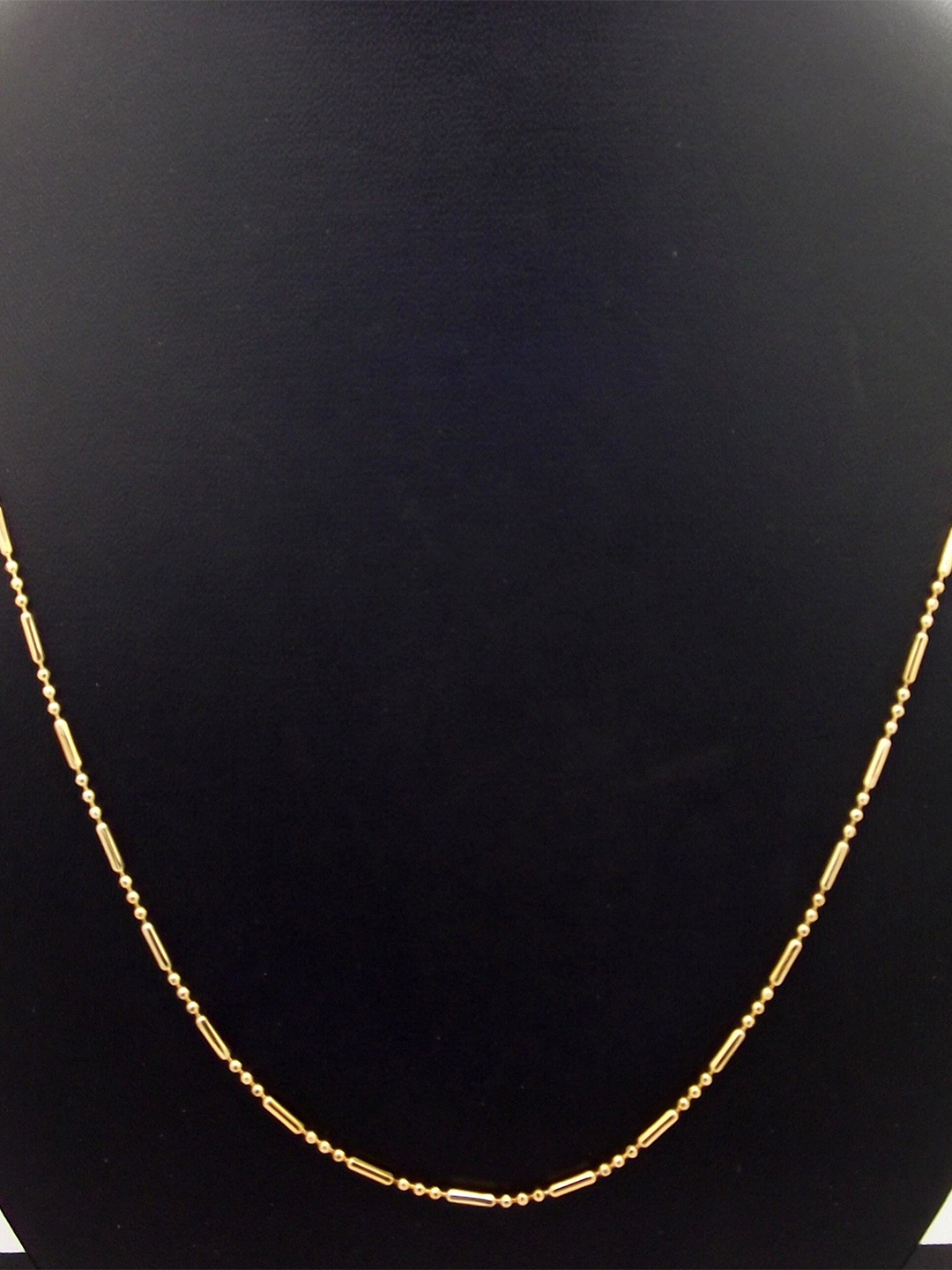 

FEMMIBELLA Men Gold-Plated Delicate Ball Bar Chain