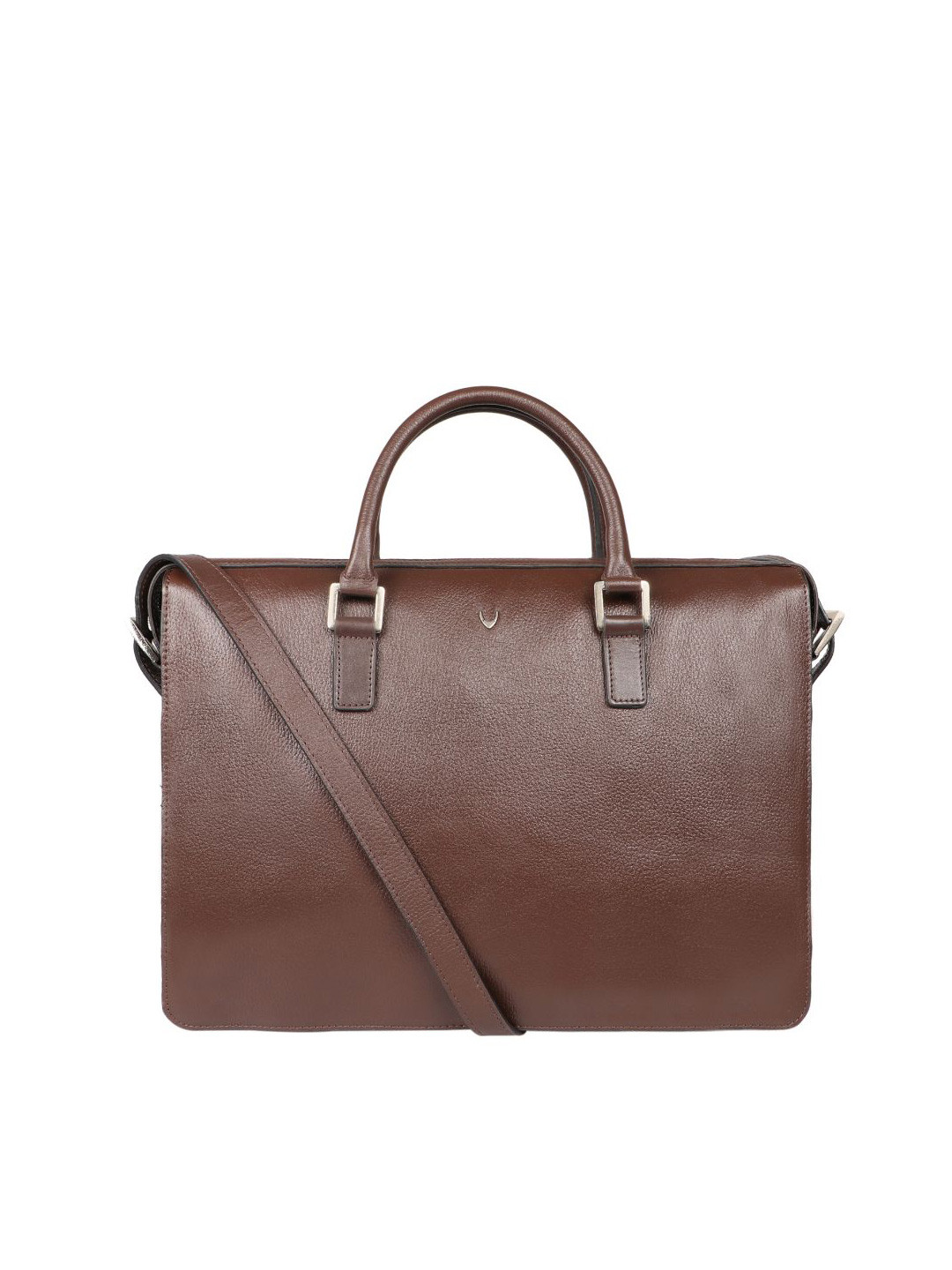 

Hidesign Men Leather Laptop Bag, Brown