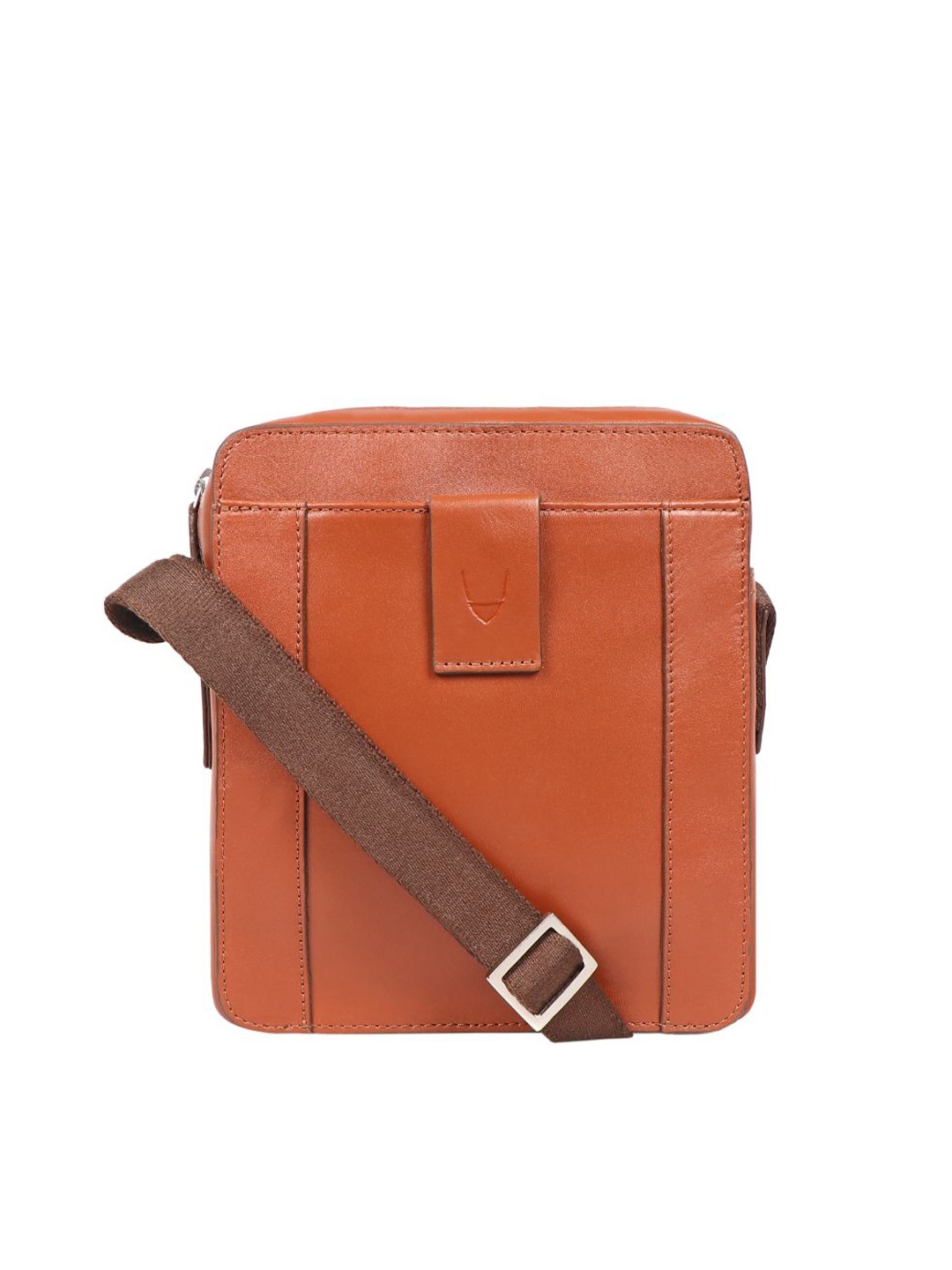 

Hidesign Men Solid Messenger Bag, Tan