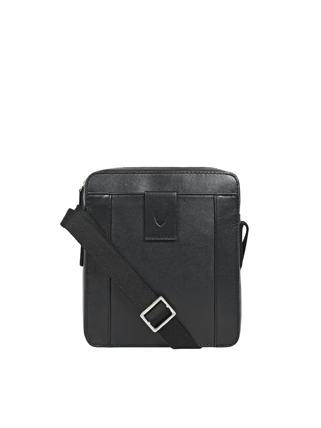 

Hidesign Men Melbourne Leather Crossbody Messenger Bag, Black