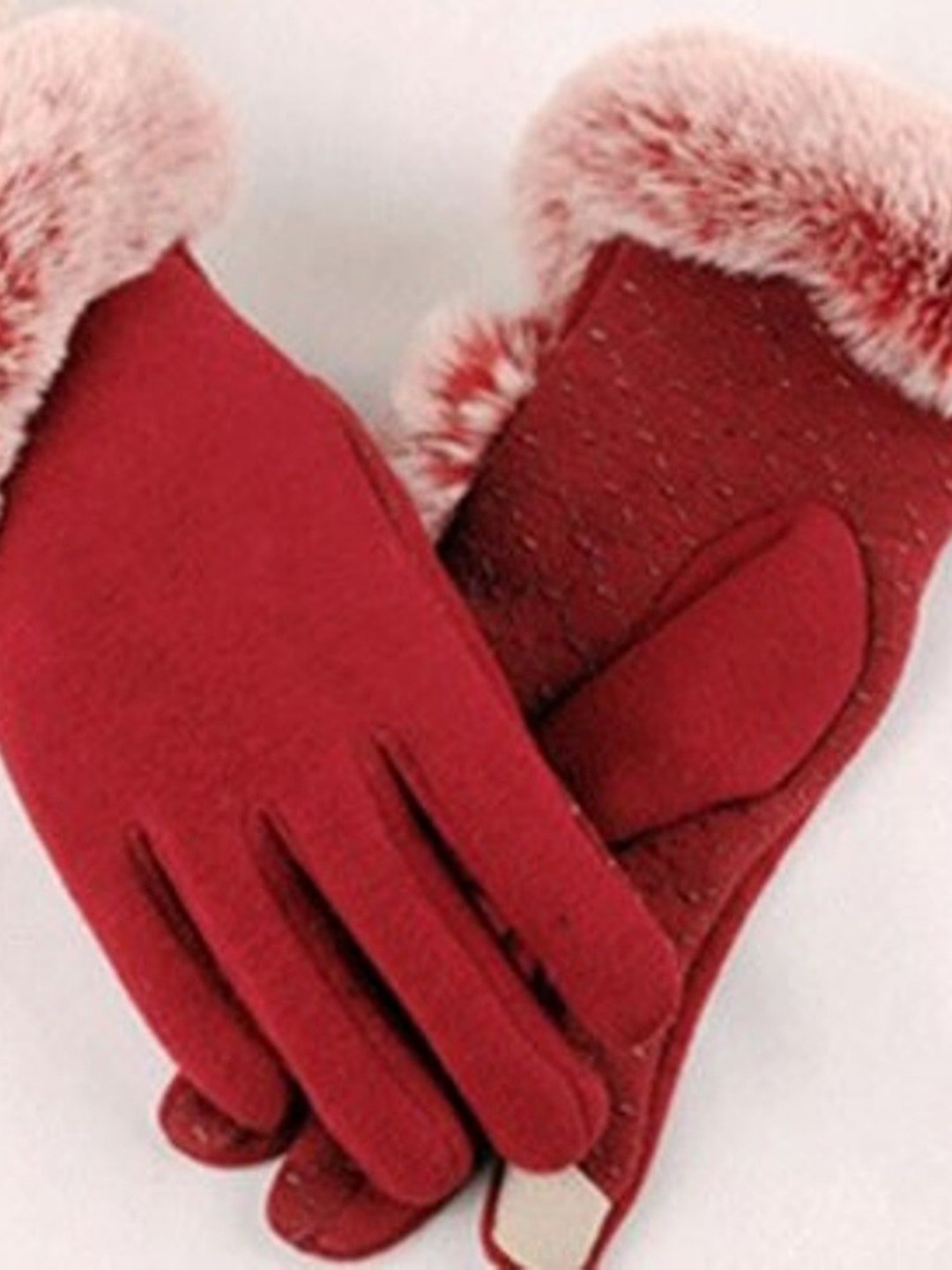

Alexvyan Women Gloves, Red