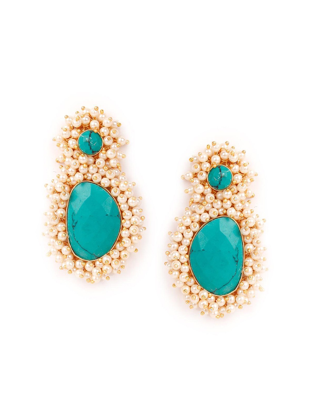 

ODETTE Blue Contemporary Studs Earrings