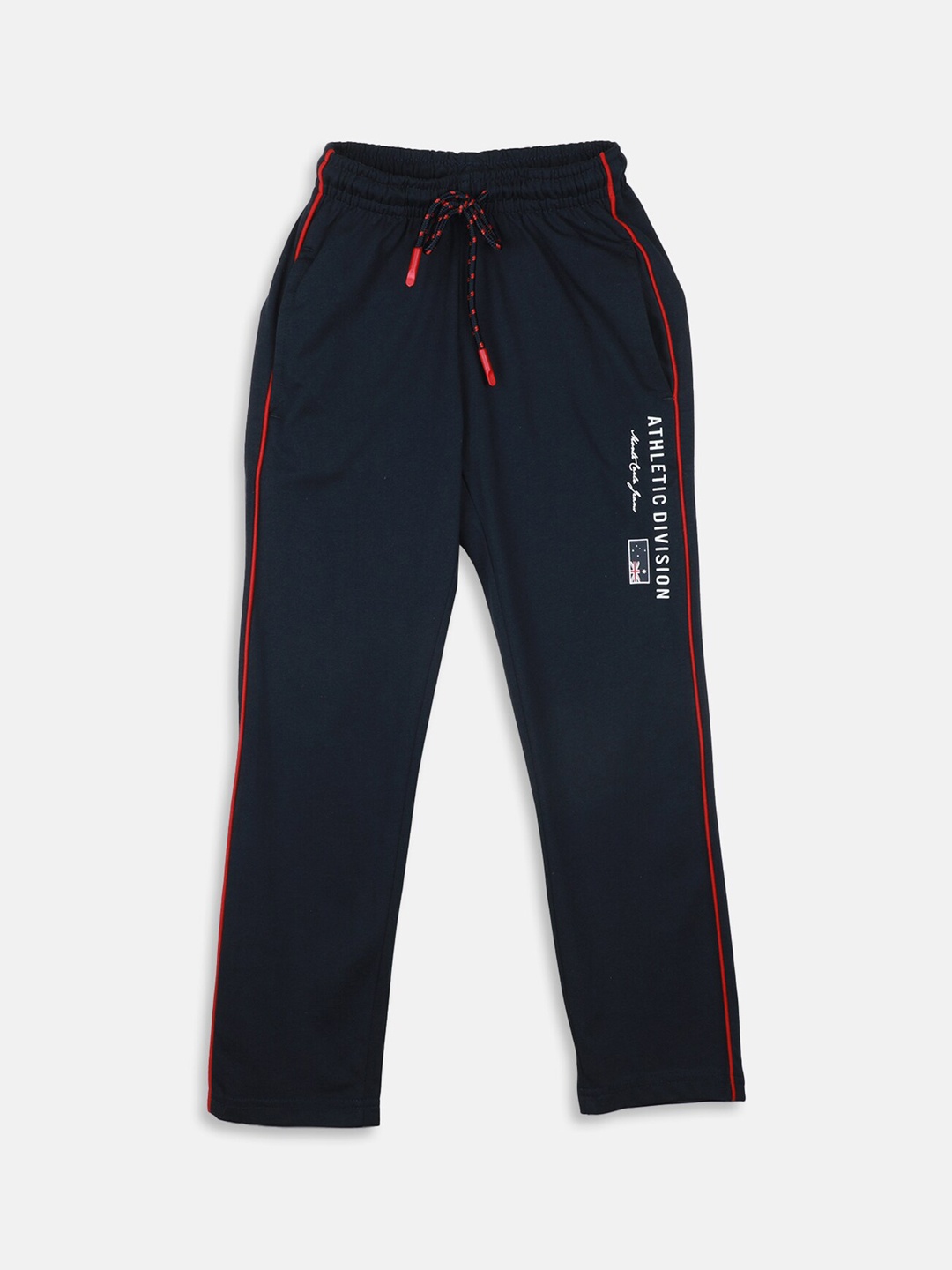 

Monte Carlo Boys Typography Printed Track Pants, Navy blue