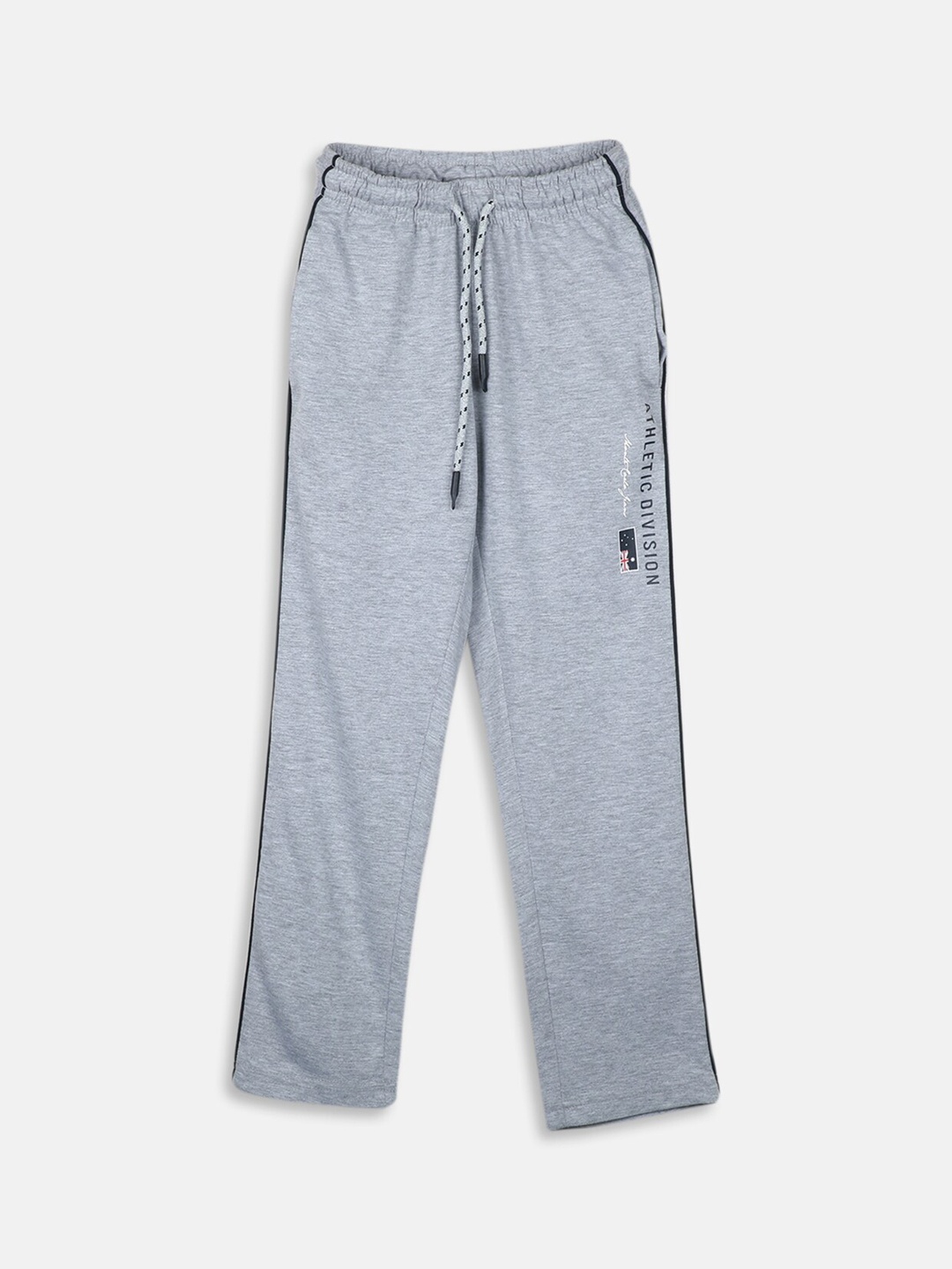 

Monte Carlo Boys Mid Rise Track Pants, Grey melange