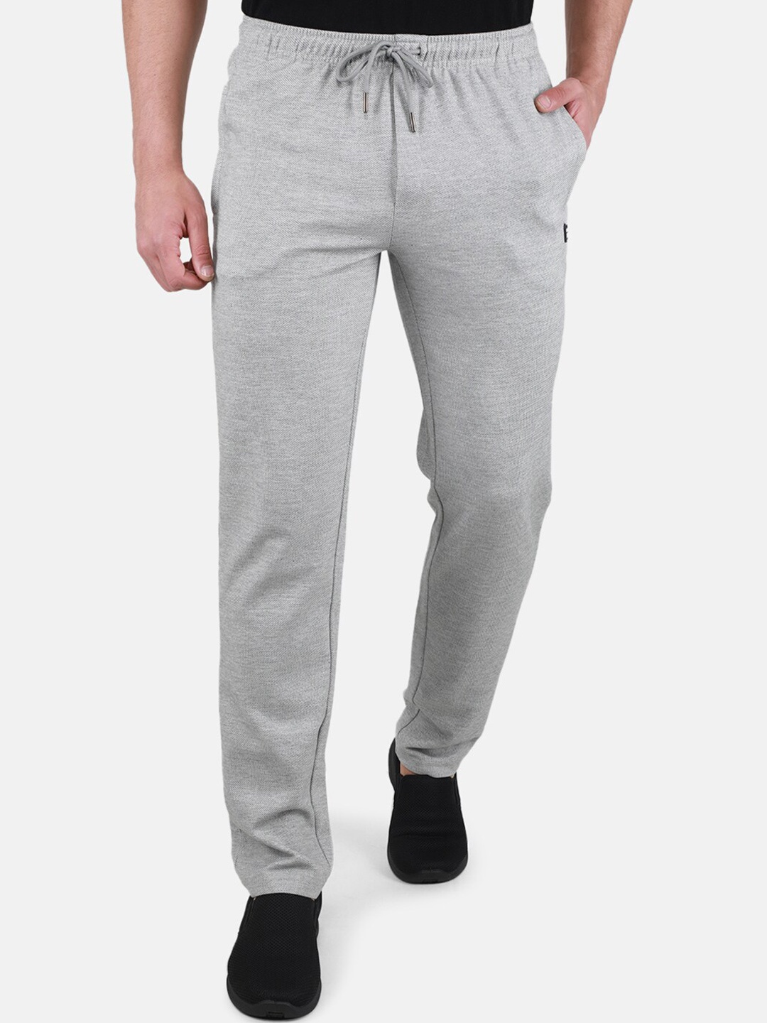 

Monte Carlo Men Mid Rise Track Pants, Grey