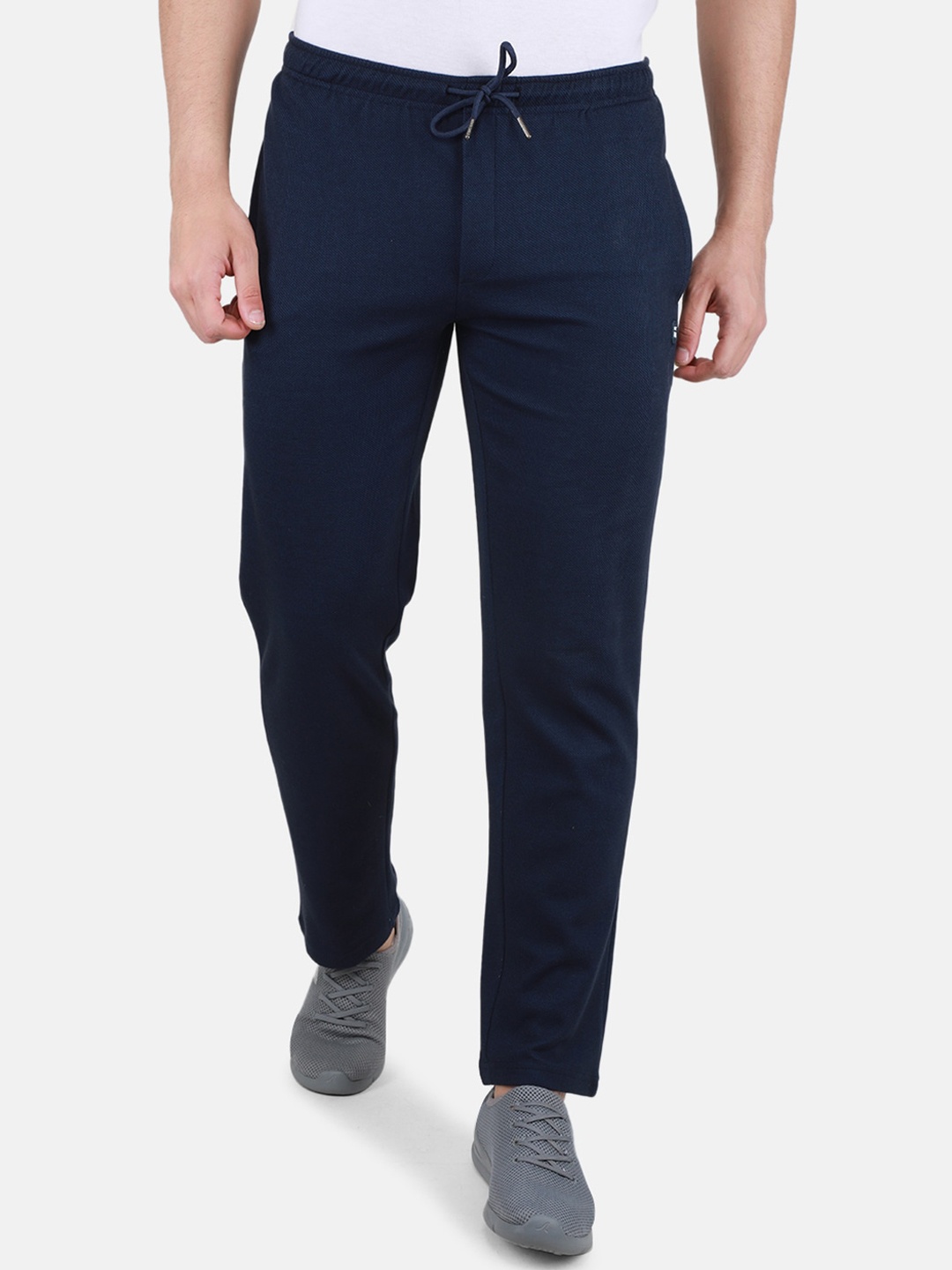 

Monte Carlo Men Mid-Rise Track Pants, Navy blue