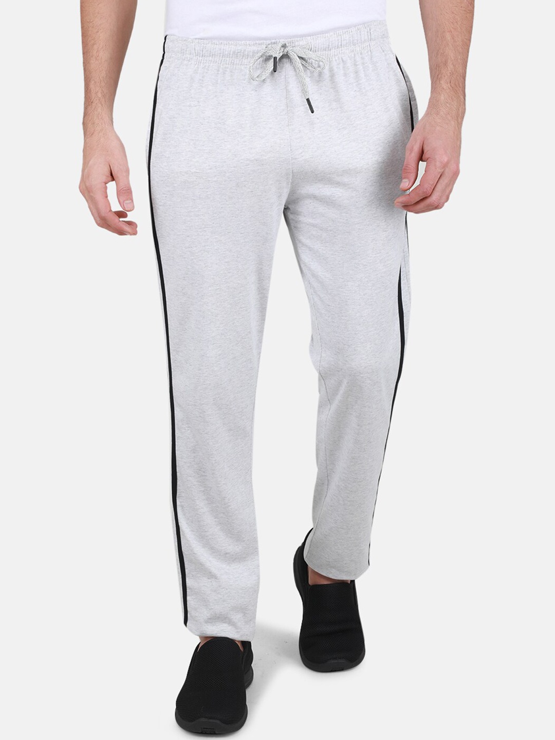 

Monte Carlo Men Mid-Rise Track Pants, Beige
