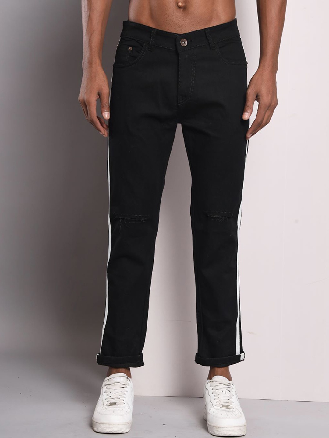 

UNITED DENIM Men Slim Fit Stretchable Jeans, Black