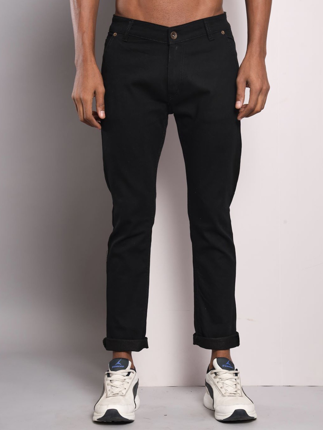 

UNITED DENIM Men Slim Fit Stretchable Jeans, Black