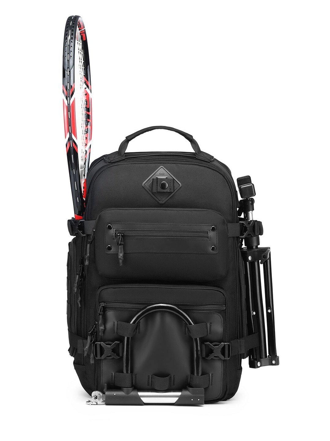 

OZUKO 9601 Trail Blaze Soft Backpack, Black