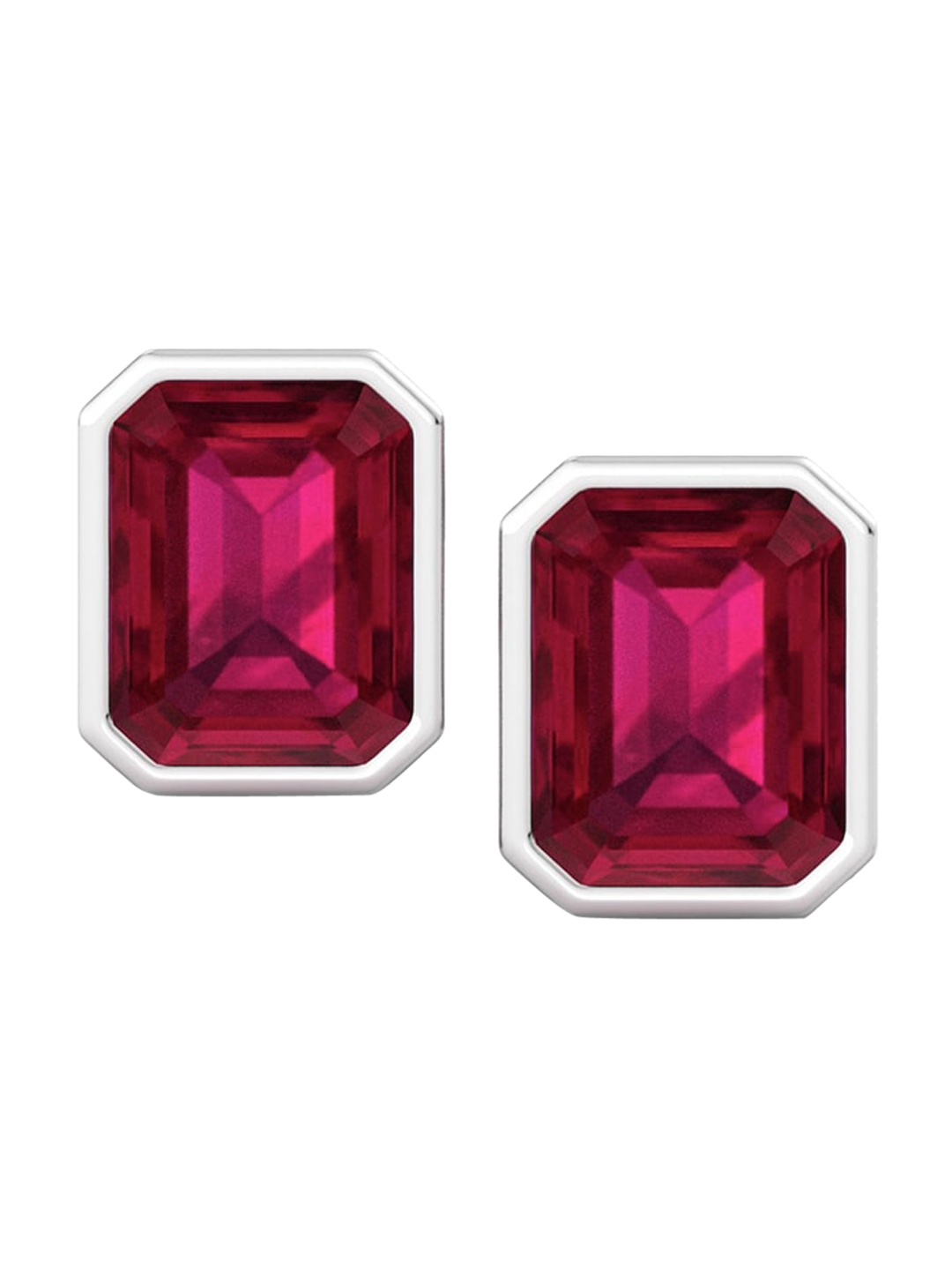 

Inddus Jewels 925 Sterling Silver Contemporary Studs Earrings