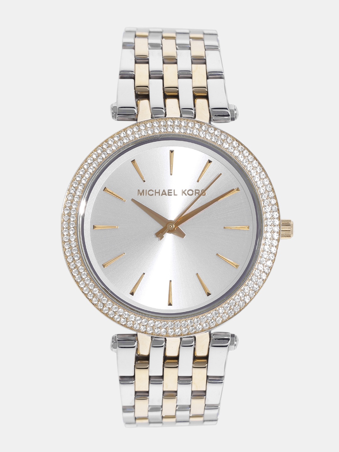 

Michael Kors Women Silver-Toned Analogue Watch MK3215-2