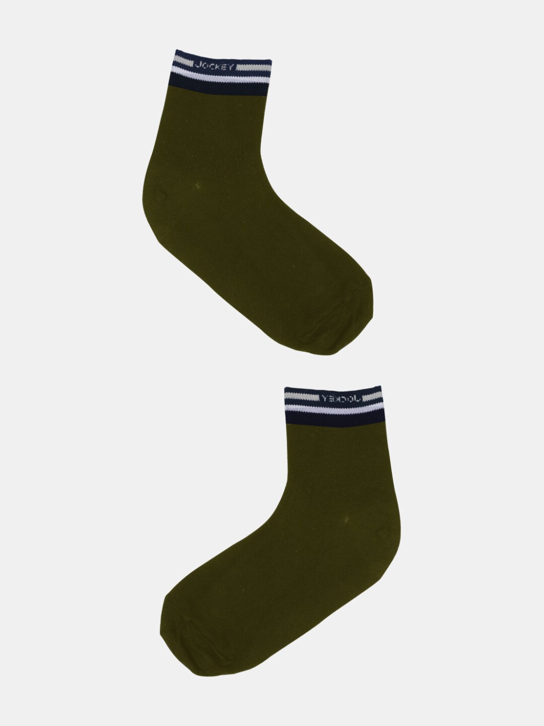 

Jockey Men Compact Cotton Stretch Ankle-Length Socks, Olive