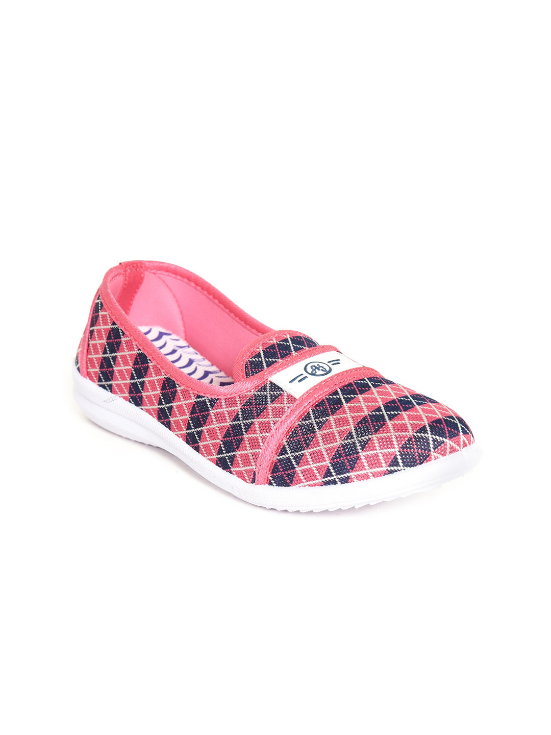 

Ajanta Women Printed Lightweight Slip-On Sneakers, Pink