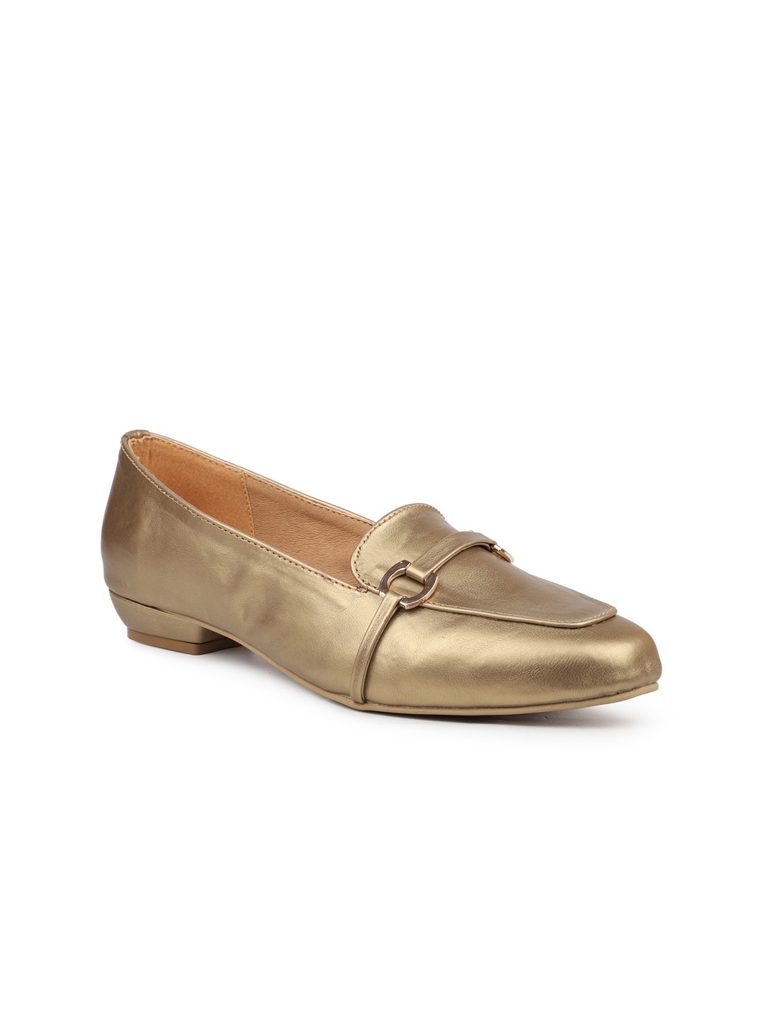 

Inc 5 Women Embellished Memory Foam Horsebit Loafers, Gold