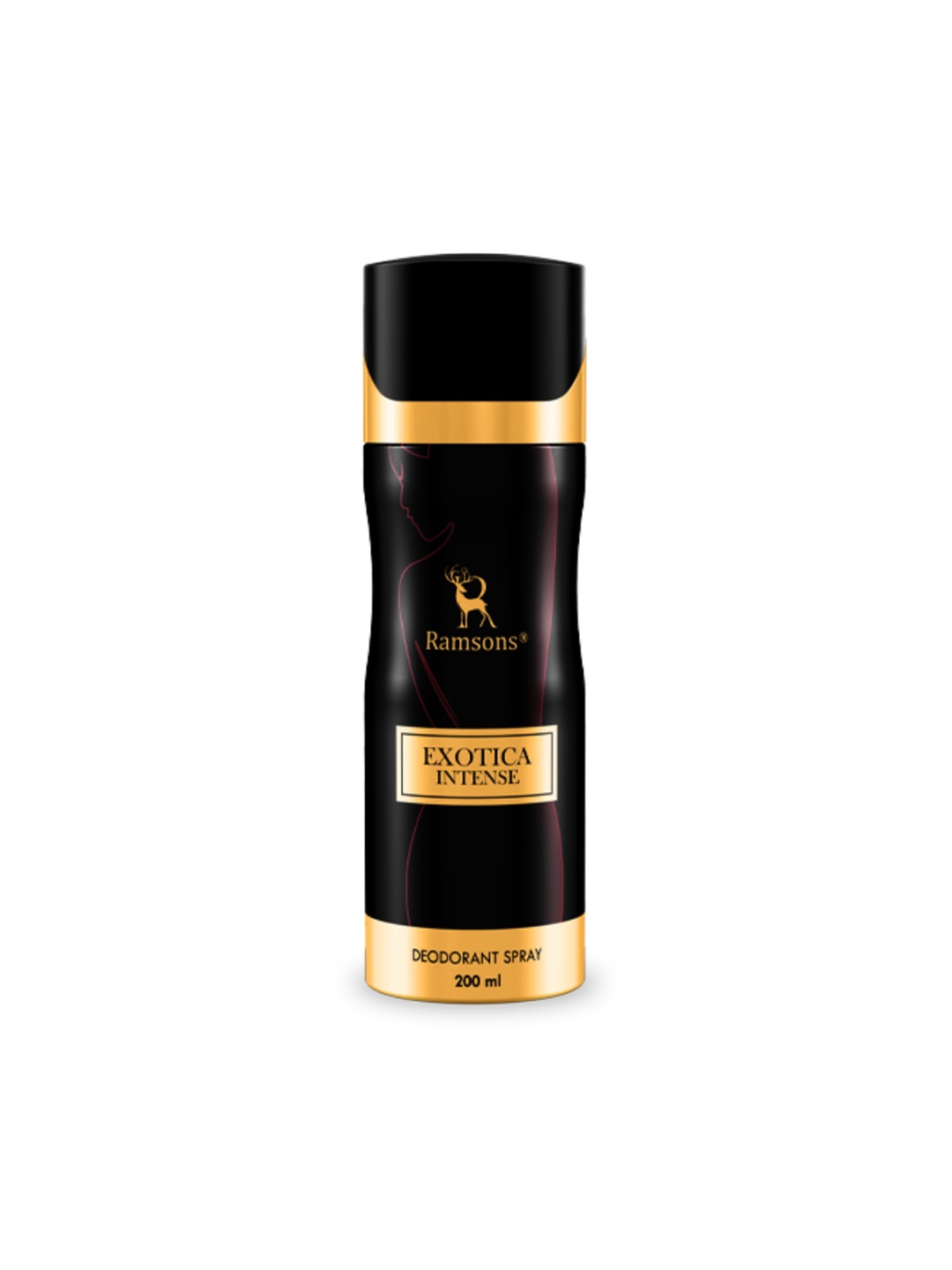 

Ramsons Exotica Intense Long Lasting Deodorant Spray - 200 ml, Black