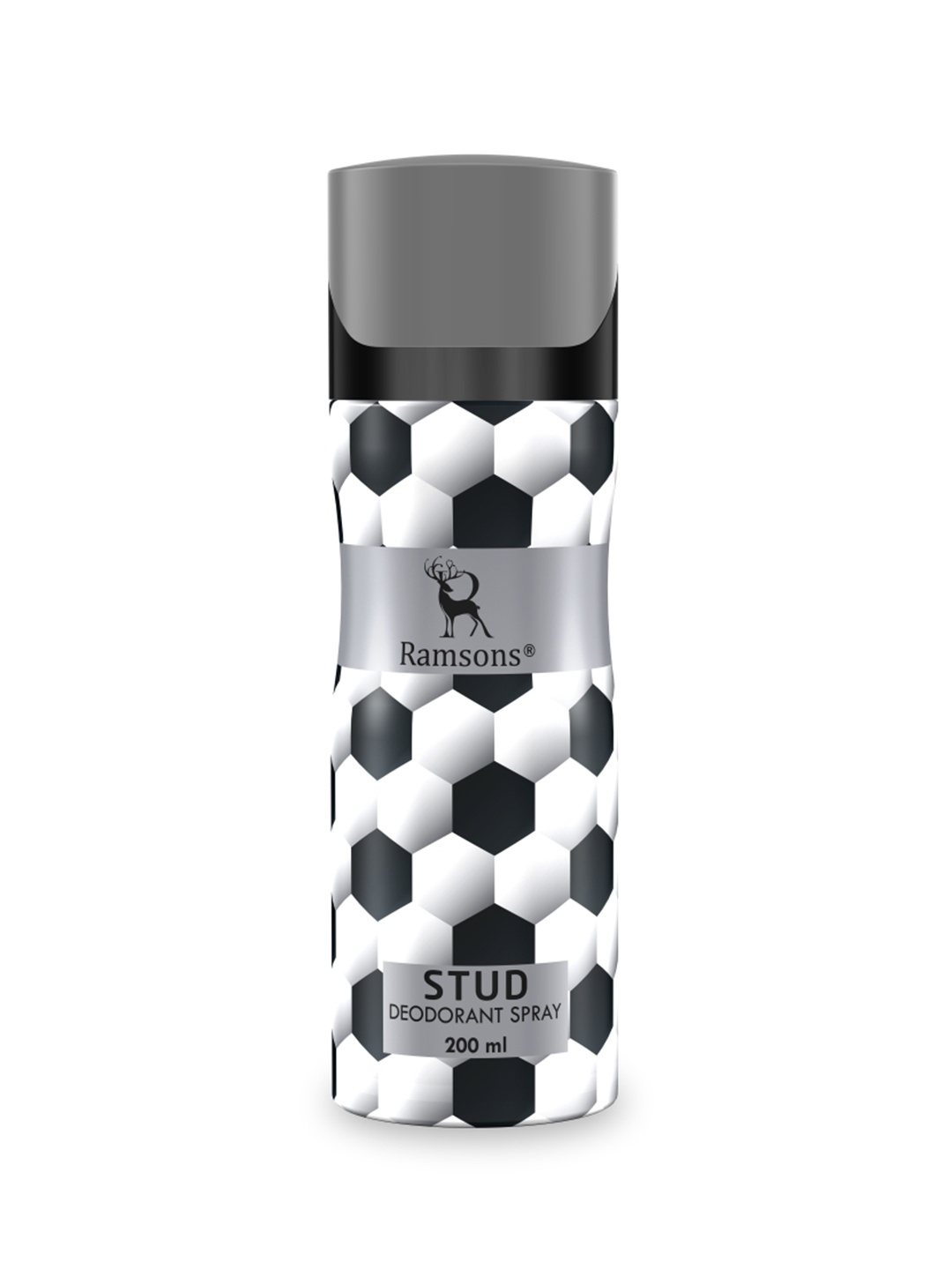 

Ramsons Men Stud Long Lasting Deodorant Spray - 200 ml, Black