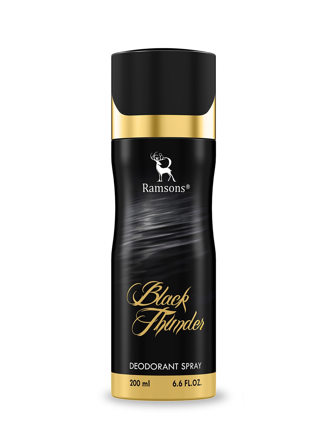 

Ramsons Men Black Thunder Long Lasting Deodorant Spray - 200 ml