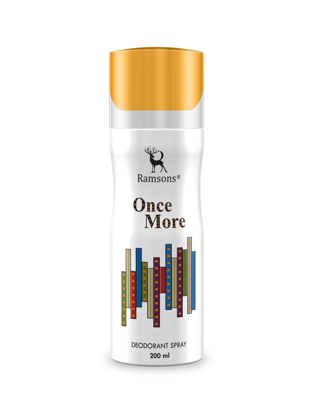 

Ramsons Once More Long Lasting Deodorant Spray - 200 ml, White